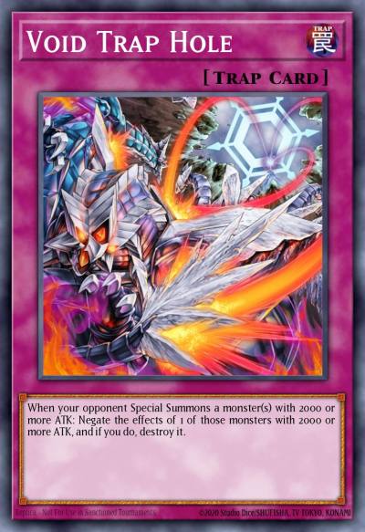 Void Trap Hole Gold Secret Rare PGL3-EN038 Premium Gold Infinite Gold Yugioh card
