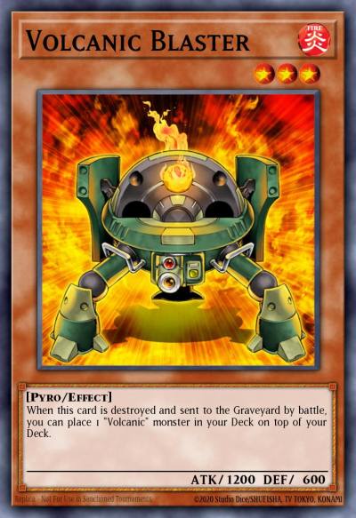 Volcanic Blaster Common FOTB-EN011 Force of the Breaker Yugioh card