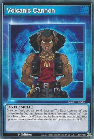 Volcanic Cannon Common SGX1-ENS16 Speed Duel GX Duel Academy Box Yugioh card