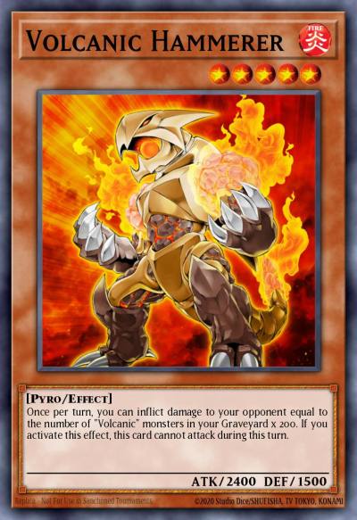 Volcanic Hammerer Common FOTB-EN013 Force of the Breaker Yugioh card