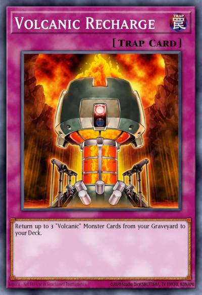 Volcanic Recharge Common FOTB-EN049 Force of the Breaker Yugioh card