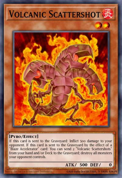 Volcanic Scattershot Common AP07-EN017 Astral Pack Seven Yugioh card
