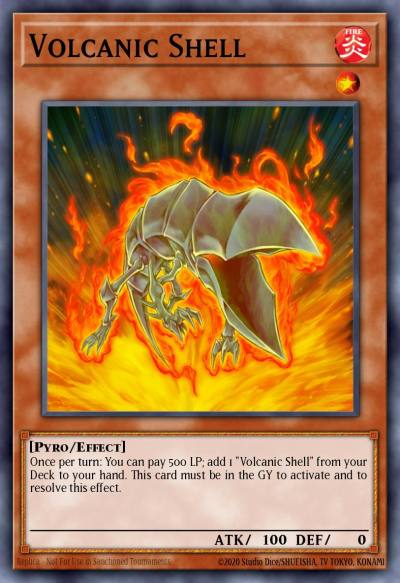 Volcanic Shell Quarter Century Secret Rare BLMR-EN053 Battles of Legend Monstrous Revenge Yugioh card