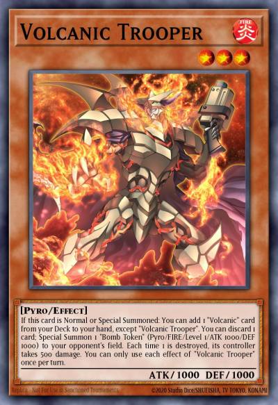 Volcanic Trooper Ultra Rare LD10-EN019 Legendary Duelists Soulburning Volcano Yugioh card