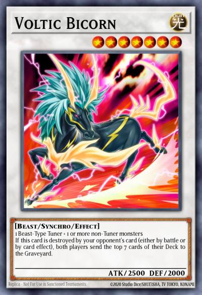 Voltic Bicorn Ultimate Rare DREV-EN041 Duelist Revolution Yugioh card