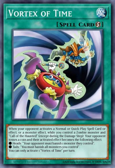 Vortex of Time Super Rare MZMU-EN009 Maze of Muertos Yugioh card