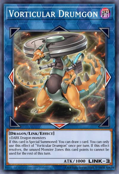 Vorticular Drumgon Common MP19-EN104 2019 Gold Sarcophagus Tin Mega Pack Yugioh card