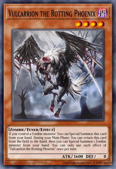Vulcarrion the Rotting Phoenix Common SUDA-EN082 Supreme Darkness Yugioh card