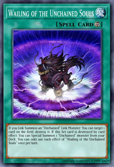 Wailing of the Unchained Souls Super Rare MP20-EN183 2020 Tin of Lost Memories Mega Pack Yugioh card