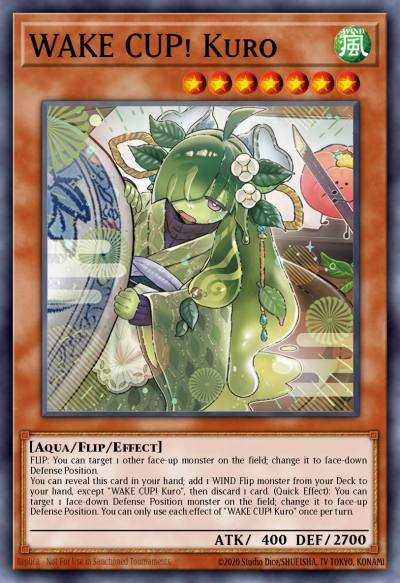 WAKE CUP! Kuro Common BLZD-EN028 Blazing Dominion Yugioh card