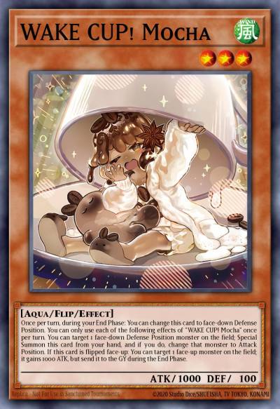 WAKE CUP Mocha Common DUAD-EN028 Duelists Advance Yugioh card