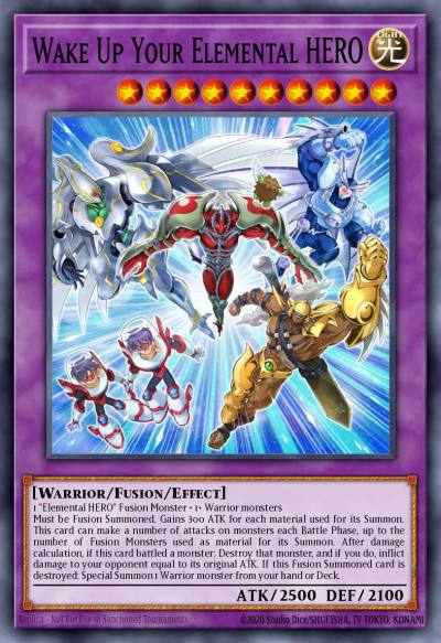 Wake Up Your Elemental HERO Quarter Century Secret Rare MP24-EN018 25th Anniversary Tin Dueling Mirrors Yugioh card