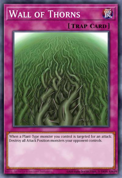 Wall of Thorns Super Rare AP03-EN013 Astral Pack Three Yugioh card