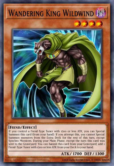 Wandering King Wildwind Ultra Rare DUSA-EN016 Duelist Saga Yugioh card