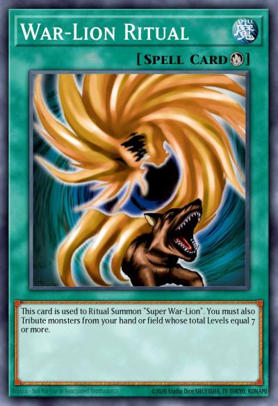 War-Lion Ritual Secret Rare PP02-EN002 Premium Pack 2 (TCG) Yugioh card