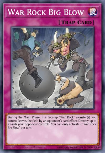 War Rock Big Blow Common LIOV-EN092 Lightning Overdrive Yugioh card