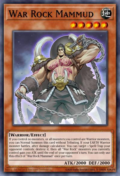 War Rock Mammud Common LIOV-EN087 Lightning Overdrive Yugioh card