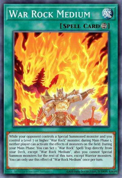 War Rock Medium Common DIFO-EN065 Dimension Force Yugioh card