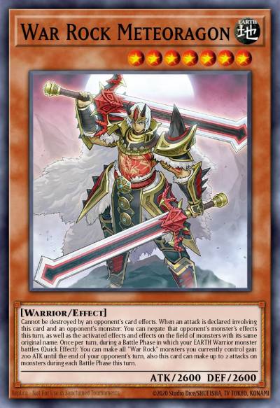 War Rock Meteoragon Secret Rare LIOV-EN088 Lightning Overdrive Yugioh card