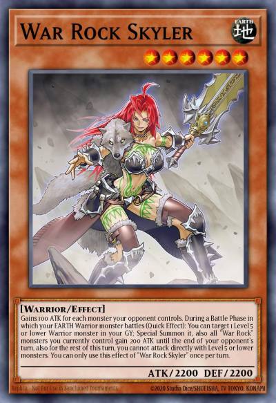 War Rock Skyler Ultra Rare MP22-EN054 2022 Tin of the Pharaohs Gods Yugioh card