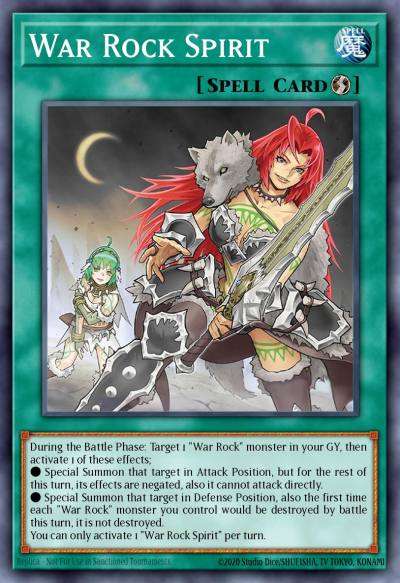 War Rock Spirit Super Rare LIOV-EN090 Lightning Overdrive Yugioh card