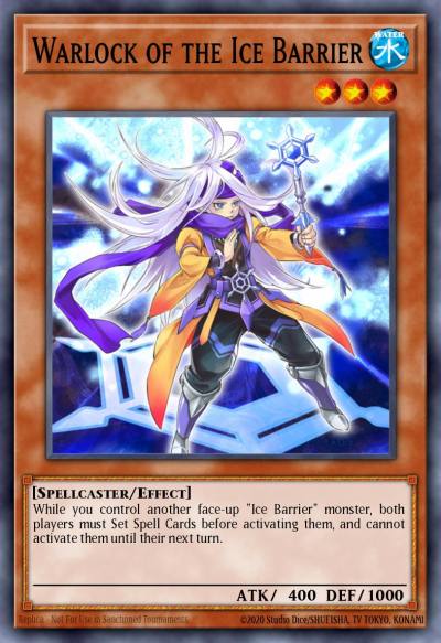 Warlock of the Ice Barrier Duel Terminal Normal Parallel Rare DT04-EN033 Duel Terminal 4 Yugioh card
