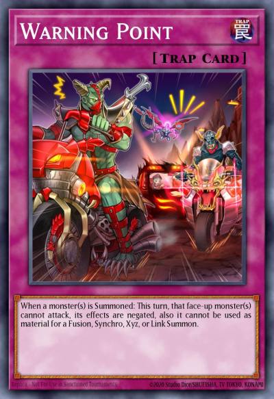Warning Point Super Rare MP21-EN216 2021 Tin of Ancient Battles Yugioh card