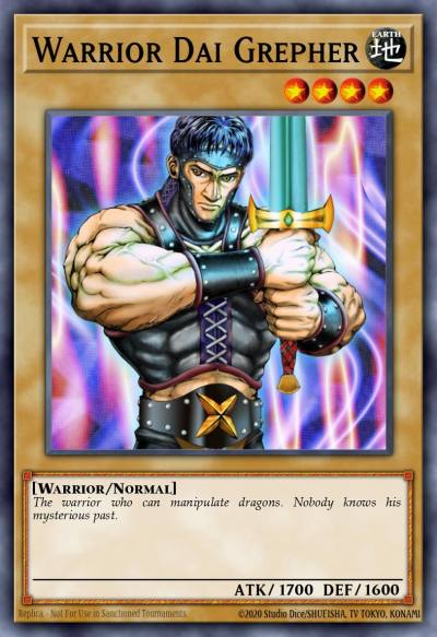 Warrior Dai Grepher Common DB2-EN140 Dark Beginning 2 Yugioh card