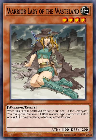 Warrior Lady of the Wasteland Duel Terminal Normal Parallel Rare DT04-EN006 Duel Terminal 4 Yugioh card