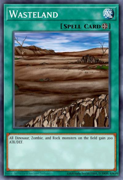 Wasteland Common LOB-047 Legend of Blue Eyes White Dragon Yugioh card
