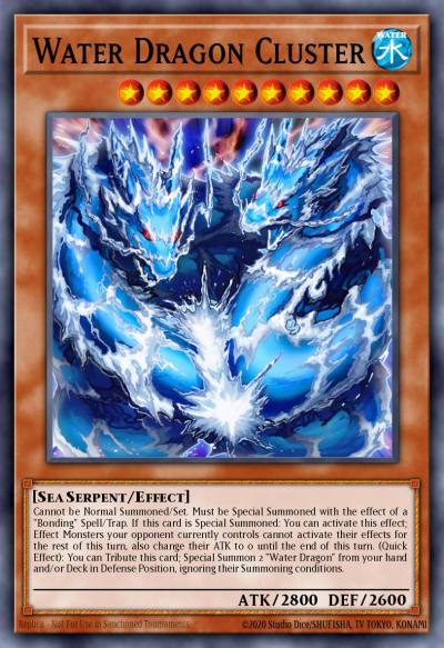 Water Dragon Cluster Super Rare LEDU-EN036 Legendary Duelists Yugioh card