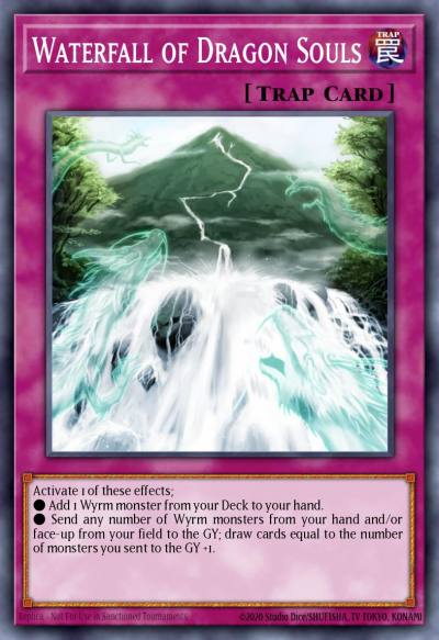 Waterfall of Dragon Souls Super Rare MP18-EN024 2018 Mega-Tin Mega Pack Yugioh card