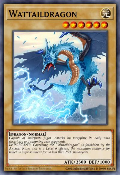 Wattaildragon Common GAOV-EN001 Galactic Overlord Yugioh card