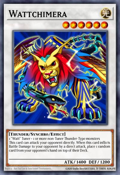 Wattchimera Ultimate Rare DREV-EN044 Duelist Revolution Yugioh card