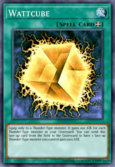 Wattcube Common TSHD-EN054 The Shining Darkness Yugioh card