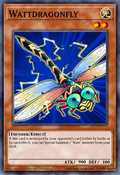 Wattdragonfly Common STBL-EN028 Starstrike Blast Yugioh card
