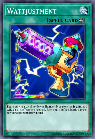 Wattjustment Common BP03-EN170 Battle Pack 3 Monster League Yugioh card