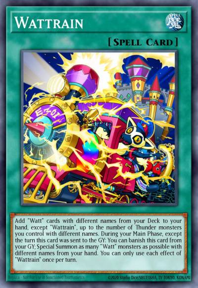 Wattrain Common CHIM-EN060 Chaos Impact Yugioh card