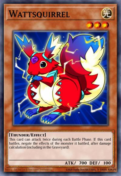 Wattsquirrel Rare STBL-EN029 Starstrike Blast Yugioh card