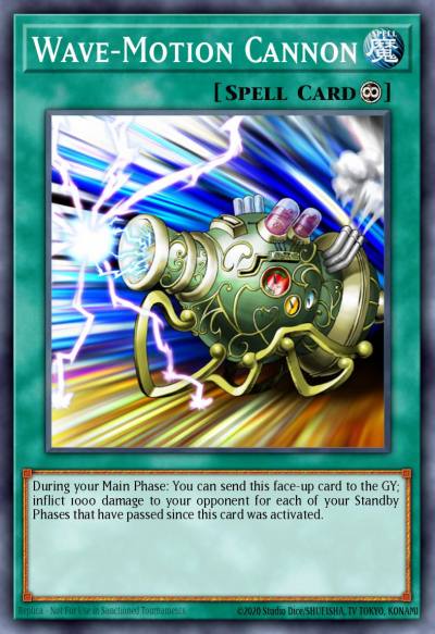 Wave-Motion Cannon Super Rare CP05-EN004 Champion Pack Game Five Yugioh card
