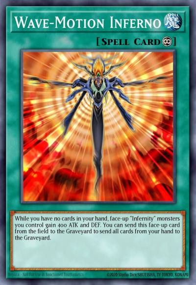 Wave-Motion Inferno Secret Rare TSHD-EN088 The Shining Darkness Yugioh card
