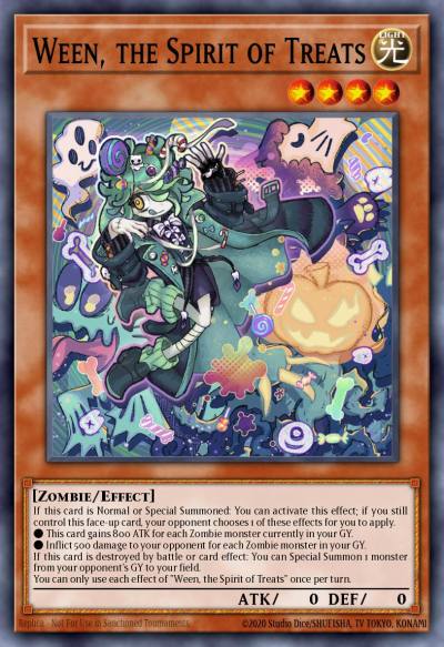 Ween the Spirit of Treats Common SUDA-EN027 Supreme Darkness Yugioh card