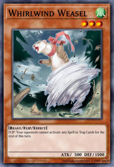 Whirlwind Weasel Common DR04-EN205 Dark Revelation Volume 4 Yugioh card