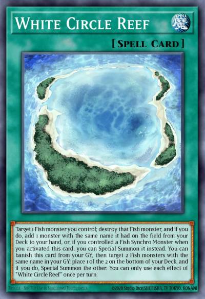 White Circle Reef Ultra Rare BLTR-EN035 Battles of Legend Terminal Revenge Yugioh card