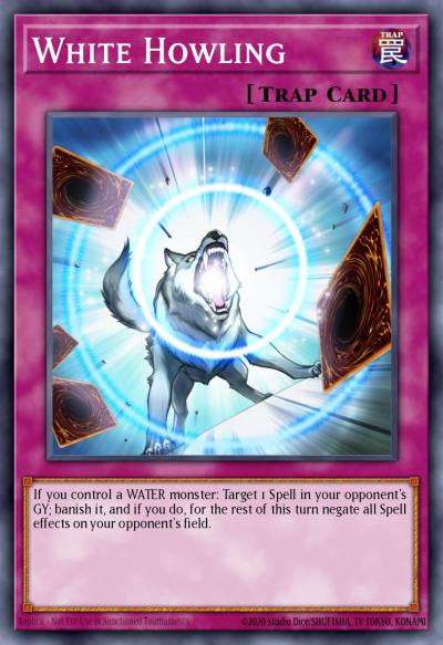 White Howling Rare MP20-EN143 2020 Tin of Lost Memories Mega Pack Yugioh card