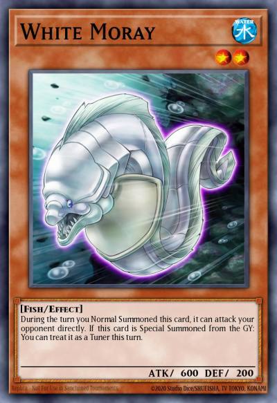 White Moray Common BLC1-EN051 Battles of Legend Chapter 1 Yugioh card