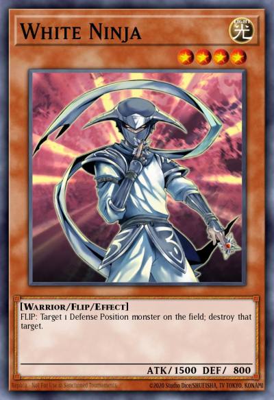 White Ninja Common STAX-EN011 2-Player Starter Set Yugioh card