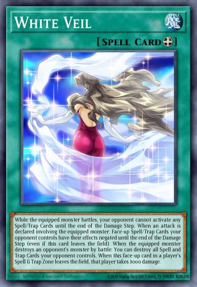 White Veil Ultra Rare DUSA-EN032 Duelist Saga Yugioh card