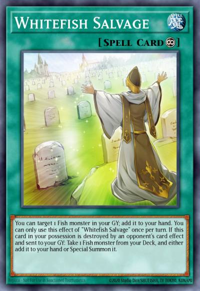 Whitefish Salvage Super Rare MP20-EN099 2020 Tin of Lost Memories Mega Pack Yugioh card