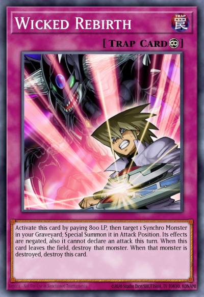 Wicked Rebirth Common LC5D-EN107 Legendary Collection 5Ds Mega Pack Yugioh card